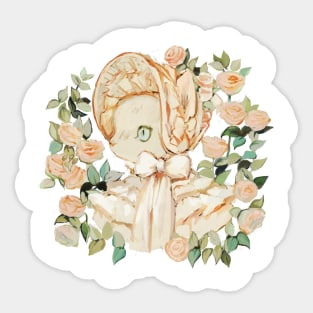 white cat Sticker